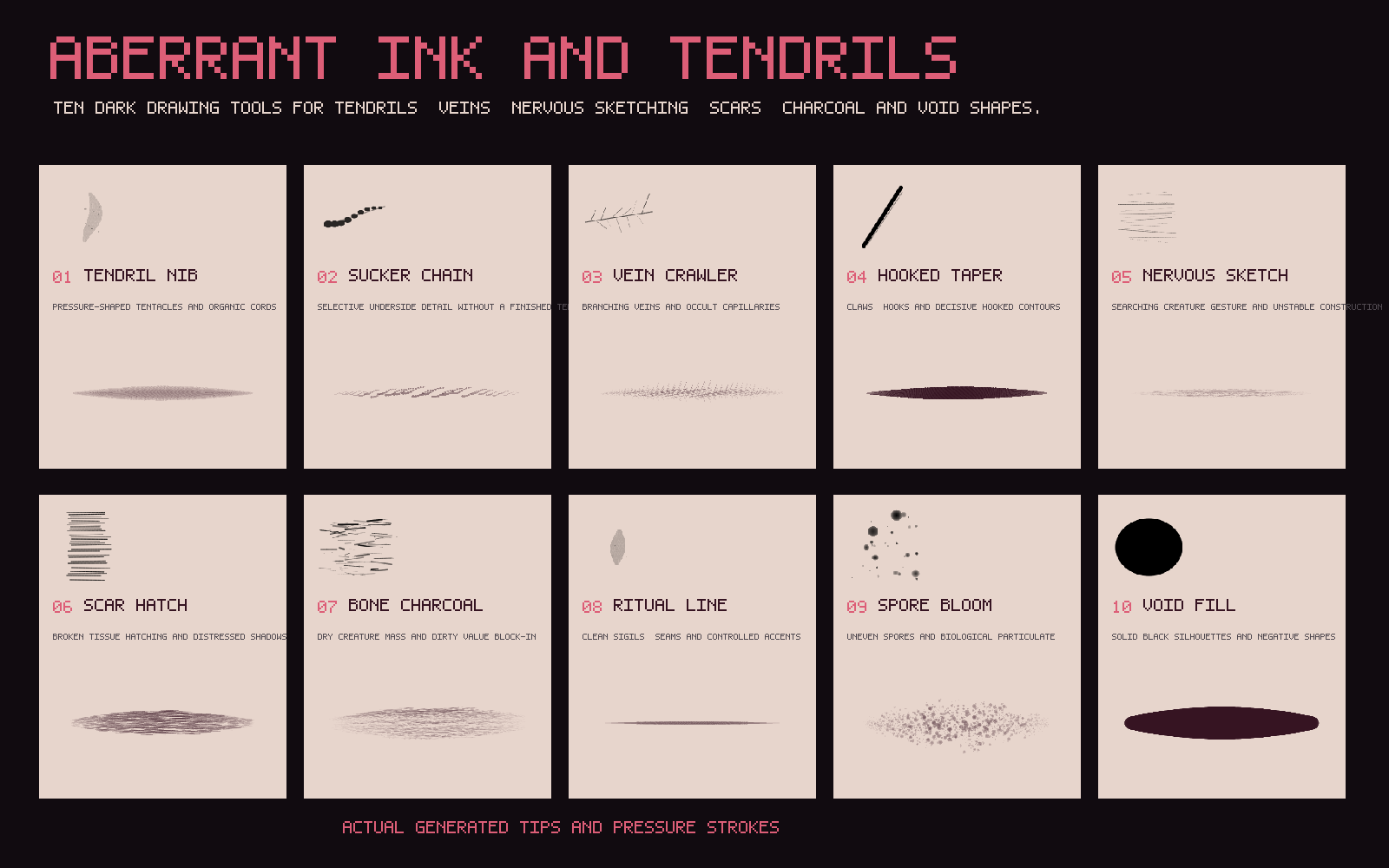 Aberrant Ink and Tendrils preview 2
