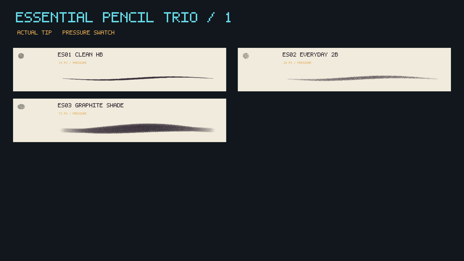 Essential Pencil Trio preview 3